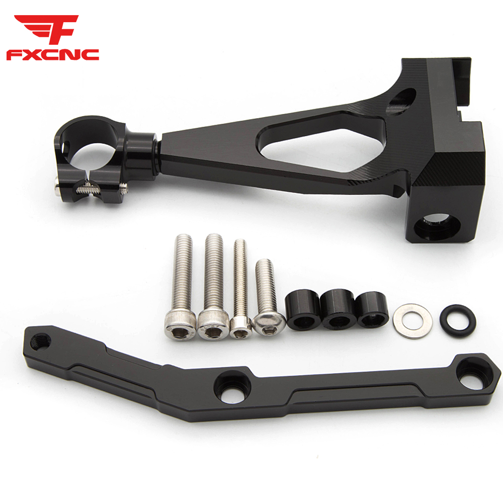 Steering Damper Stabilizer Kit Cnc - Kit di Supporto per Ammortizzatore di
