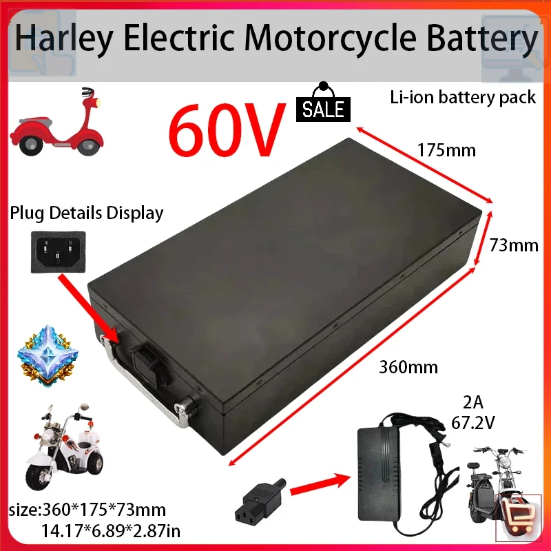 72V 30Ah Lifepo4 Battery Pack - Batteria agli ioni di litio ad