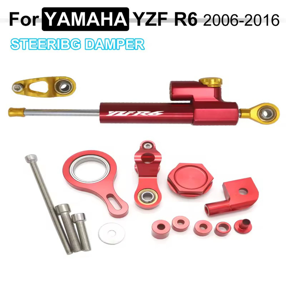 Steering Damper Stabilizer Kit Cnc - Kit di Montaggio per Stabilizzatore di